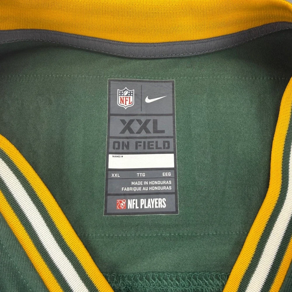 Nike Green Bay Packers Jordy Nelson 87 Jersey Mens XXL Green NFL On Field FA12